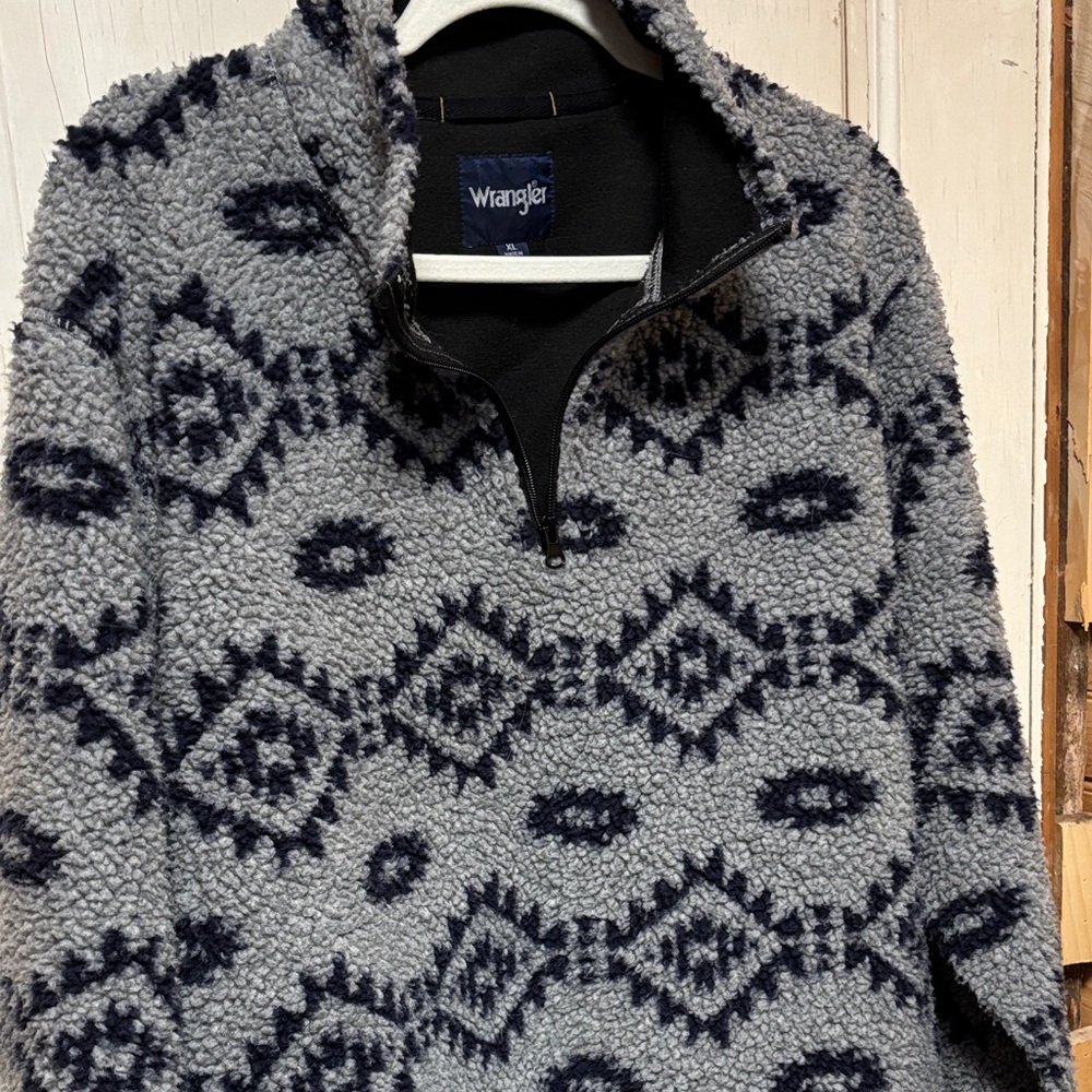 Wrangler Charcoal Fleece-Lined Jacket